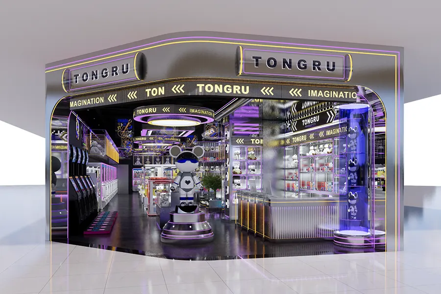 Dynamic claw machine store design