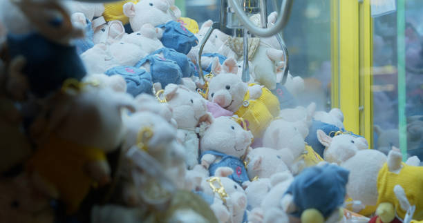 Slow motion street scene of the famous Raohe Night Market in Taipei, Taiwan.