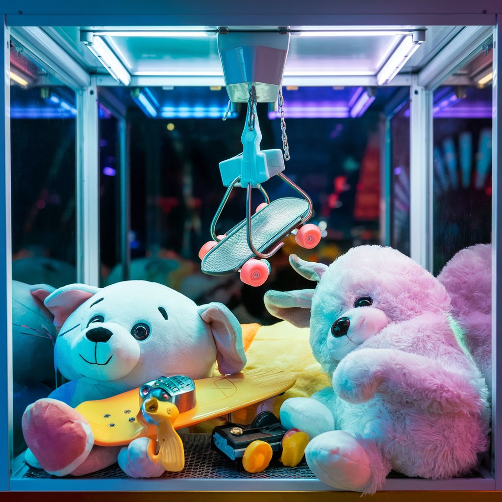 claw machine lighting