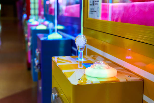 Children's colored slot machines with soft toys