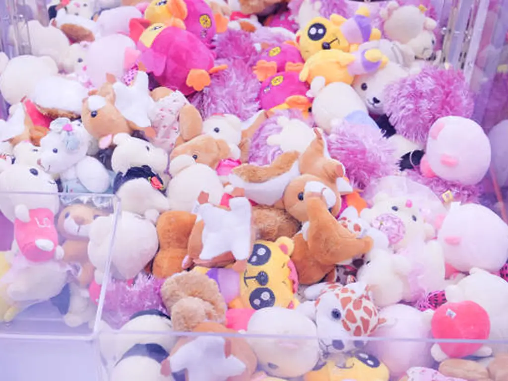 Plush Toys in claw machine