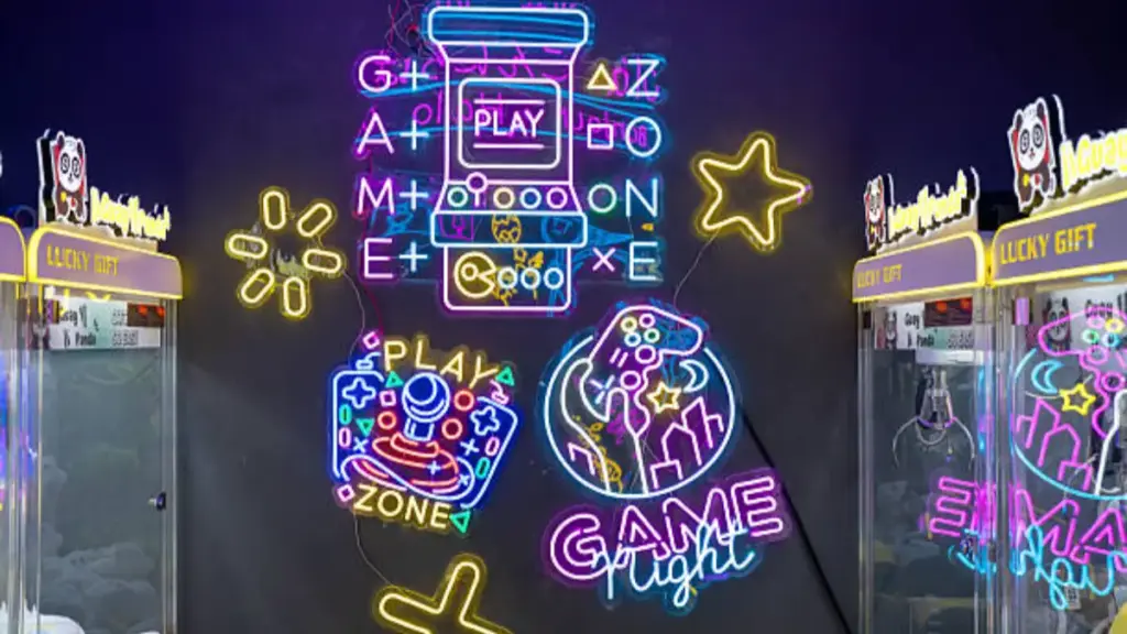 Arcade machines Store Lighting and display